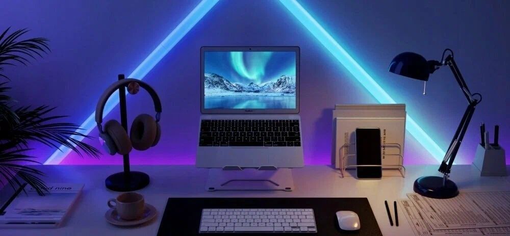 Набор светодиодных панелей Govee H6062 с RGB подсветкой 12 шт / Wi-Fi / пульт ду