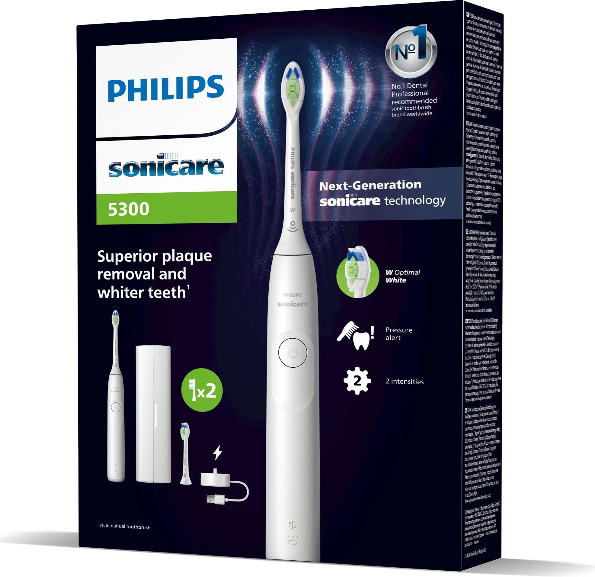 Электрическая зубная щётка PHILIPS Sonicare 5300 HX7108/03