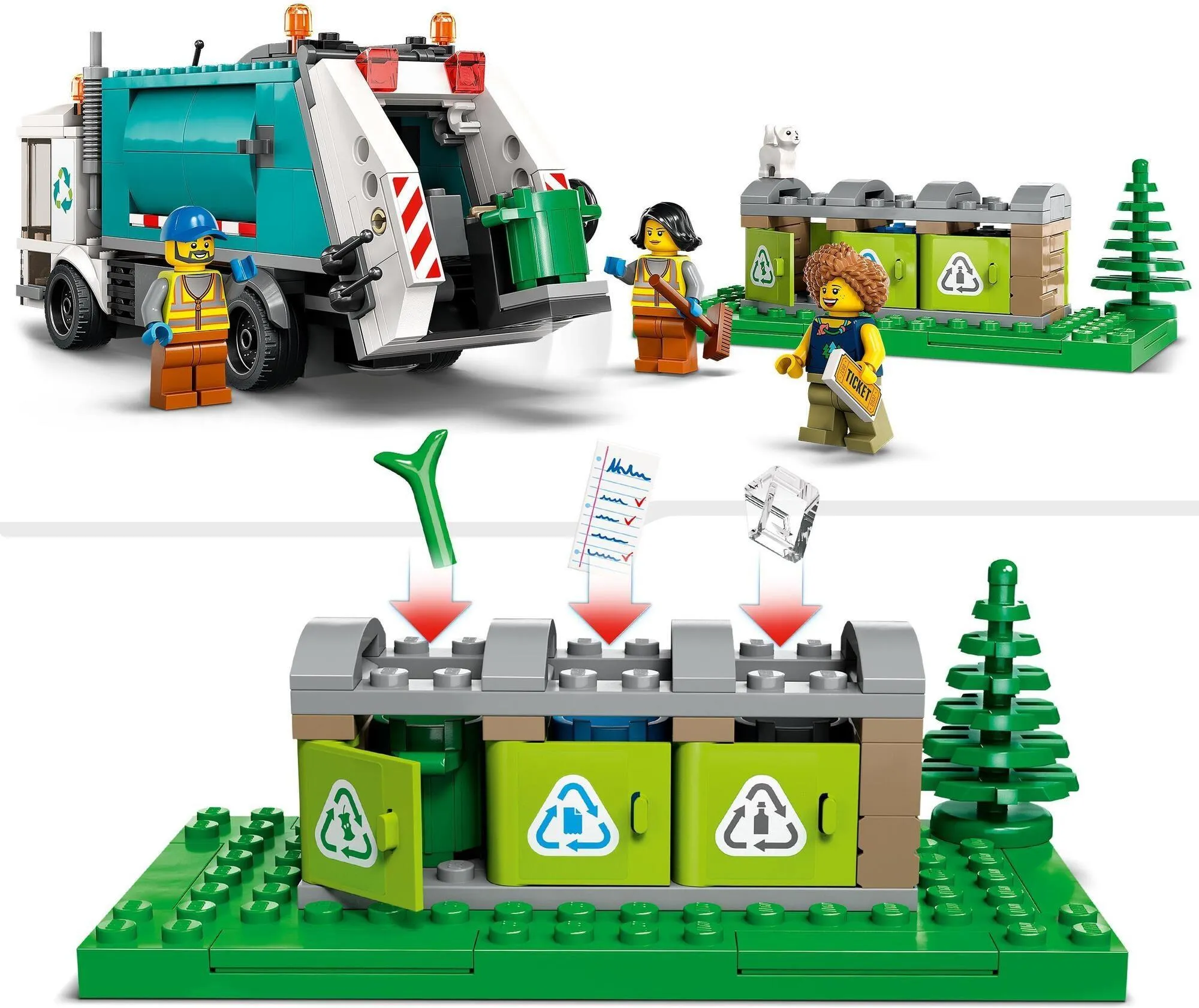 LEGO City 60386 Мусоровоз для переработки