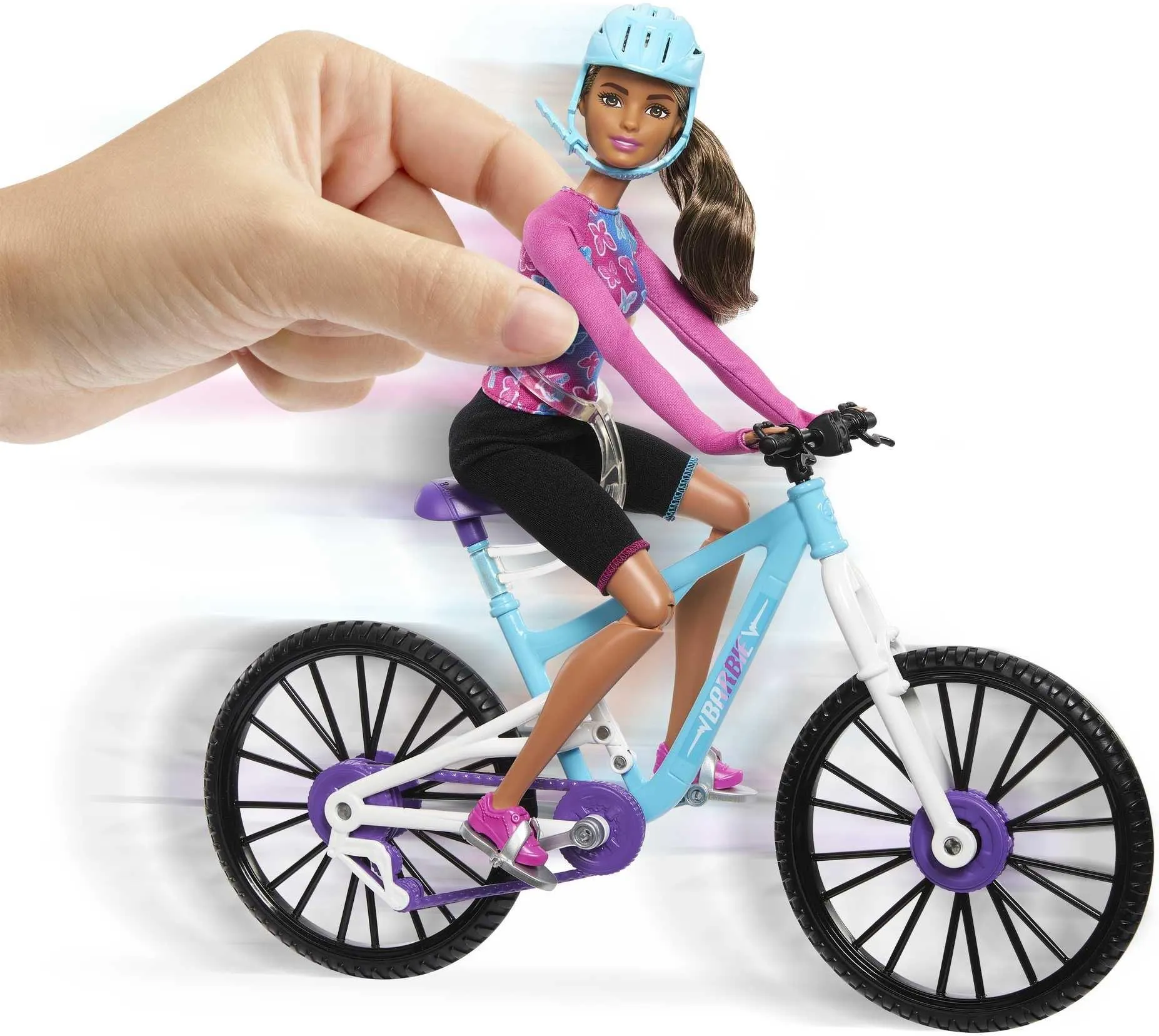 Кукла BARBIE MADE TO MOVE + AUTO JEEP + ROWER HKB06