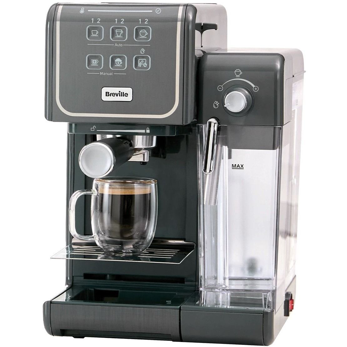 Кофемашина Breville Prima Latte III, серая / VCF146X