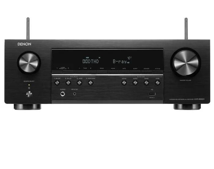 AV-ресивер 5.2 Denon AVR-S660H, черный