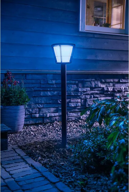 Уличный светильник-столб PHILIPS Hue White and Color Ambiance Econic черный 1744230P7