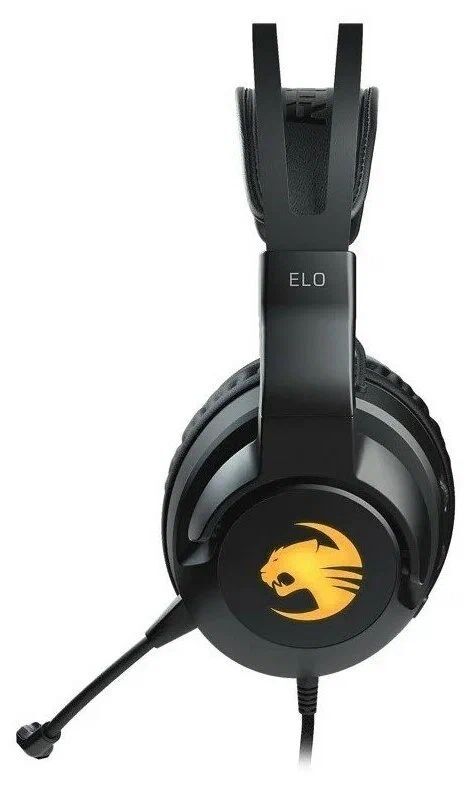 Игровые наушники проводные с микрофоном ROCCAT Elo 7.1, черный