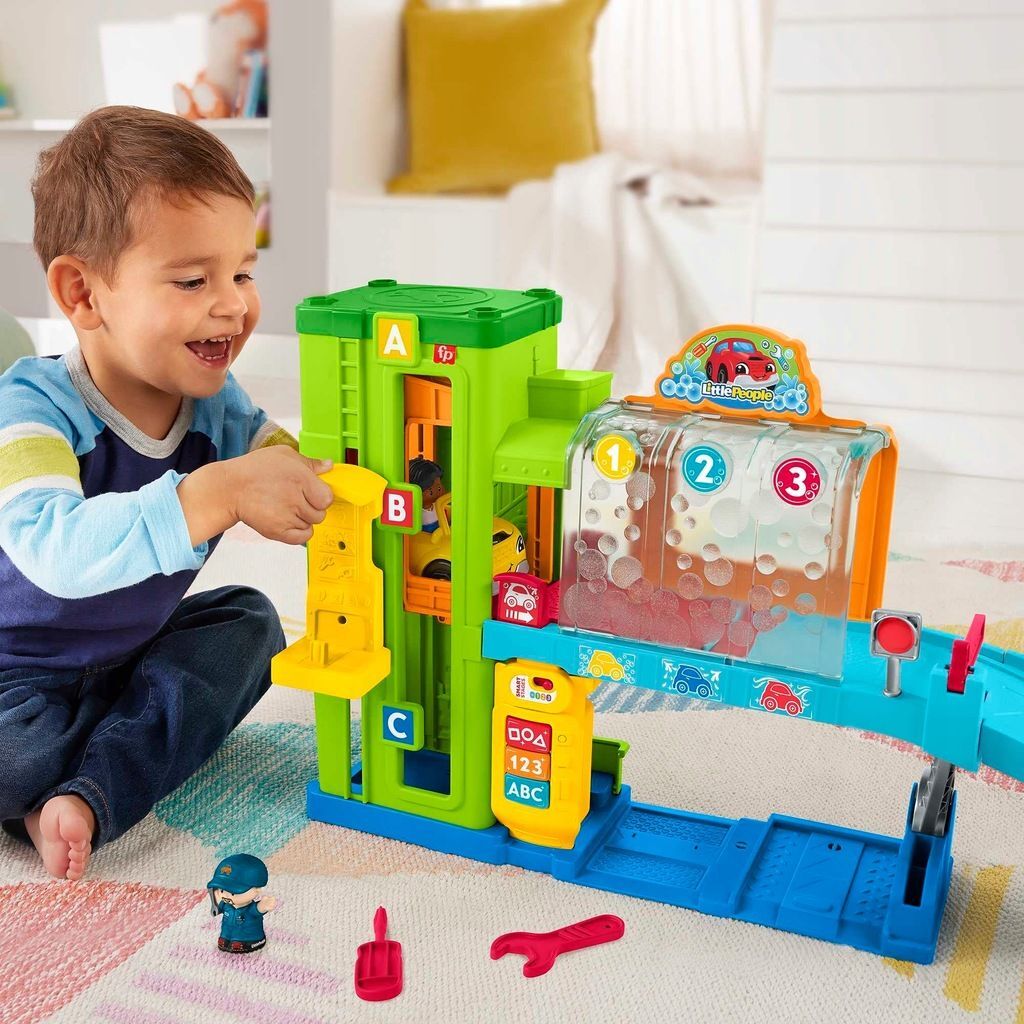 Автомойка Mattel Fisher-Price Little People HRB35