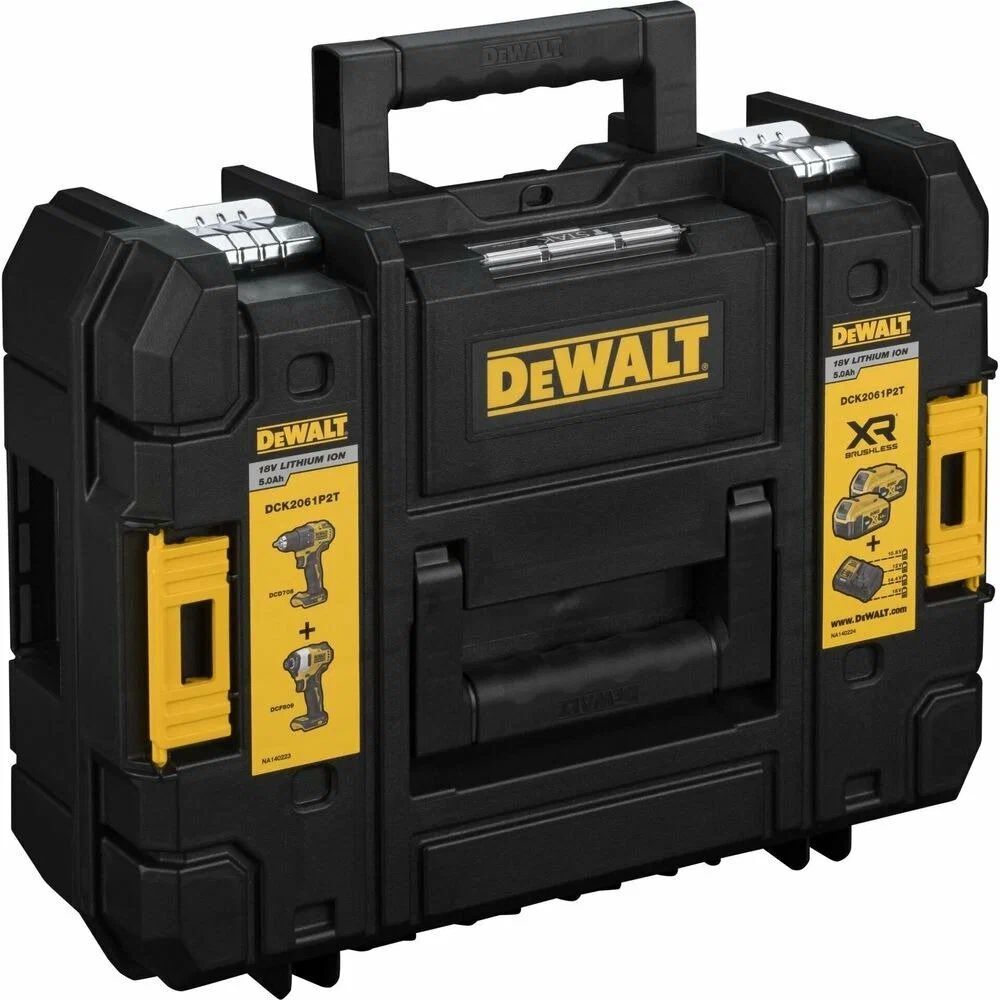 Набор инструментов DeWALT DCD708+DCF809, чемодан (DCK2061D2T-QW)