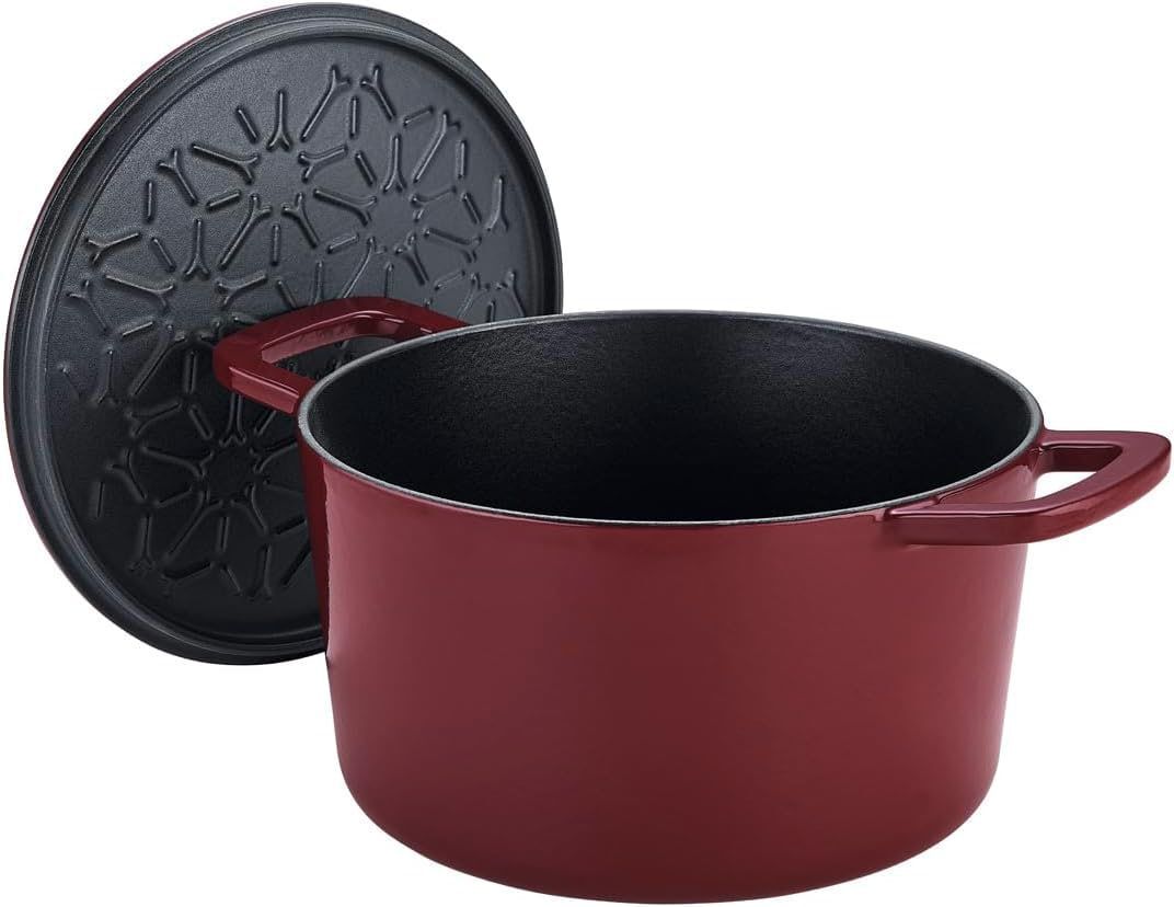 Кастрюля чугунная эмалированная с крышкой газовая индукционная FISSLER Moments 4,5 л
