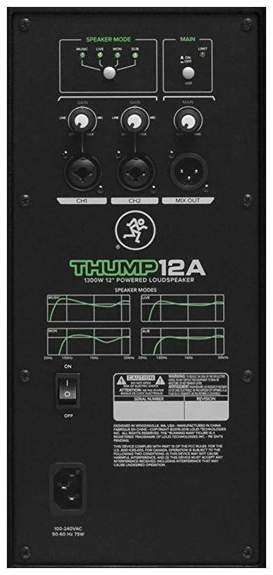 Mackie Thump12A, черный