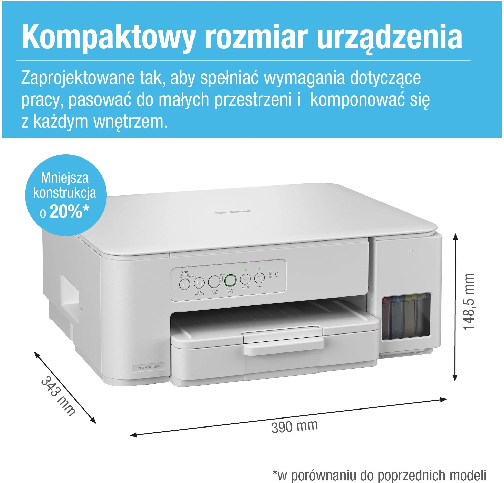 МФУ Brother InkBenefit DCP-T536DW