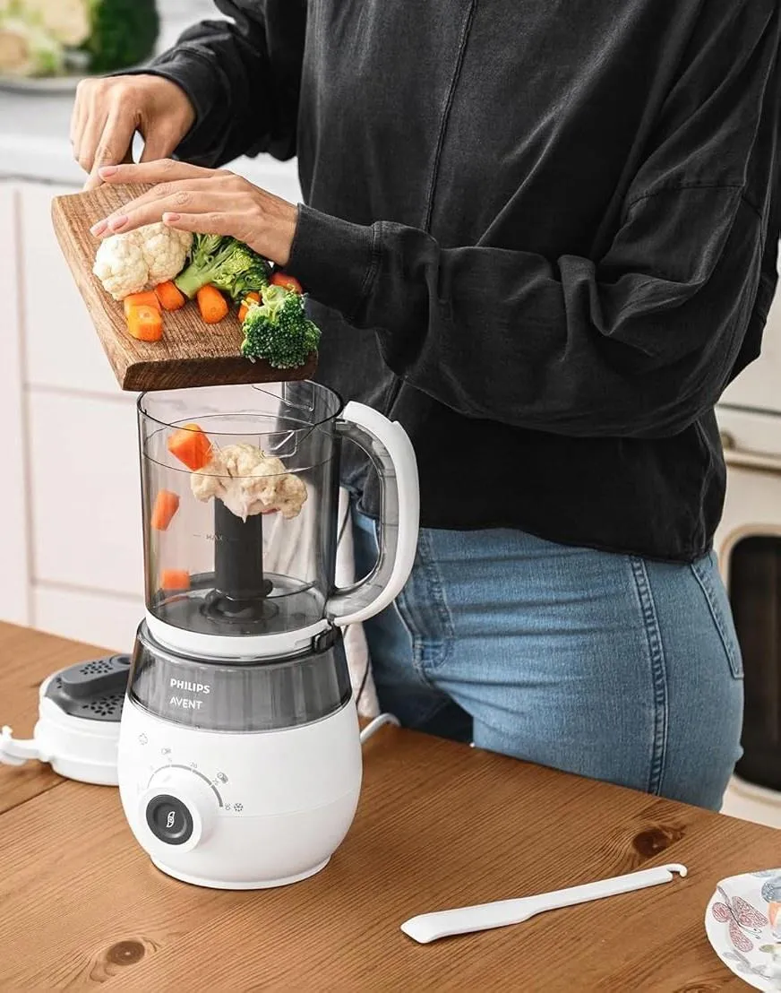 Блендер-пароварка Philips Avent 4-в-1 SCF883/20бл