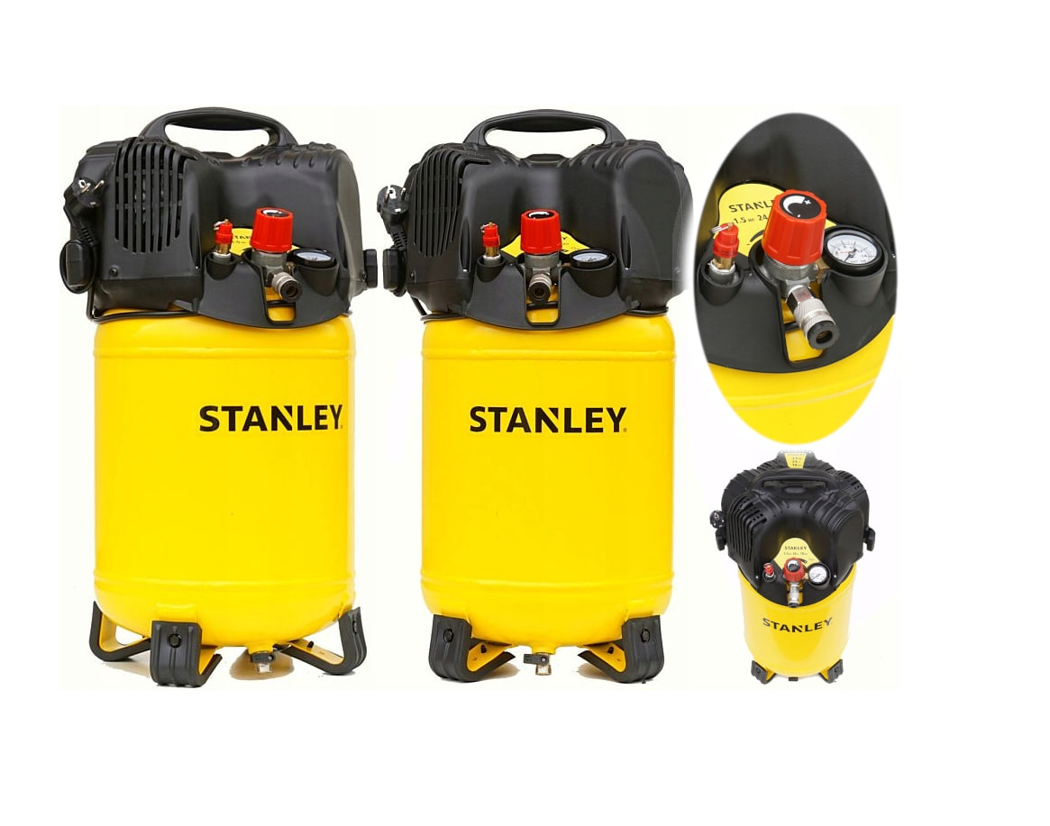 Компрессор вертикальный безмаслянный Stanley 8117190STN598 24л