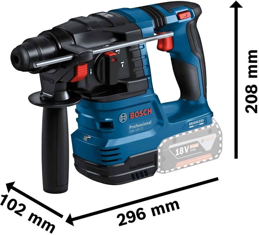 Аккумуляторный перфоратор Bosch GBH 185-LI Professional 0611924021