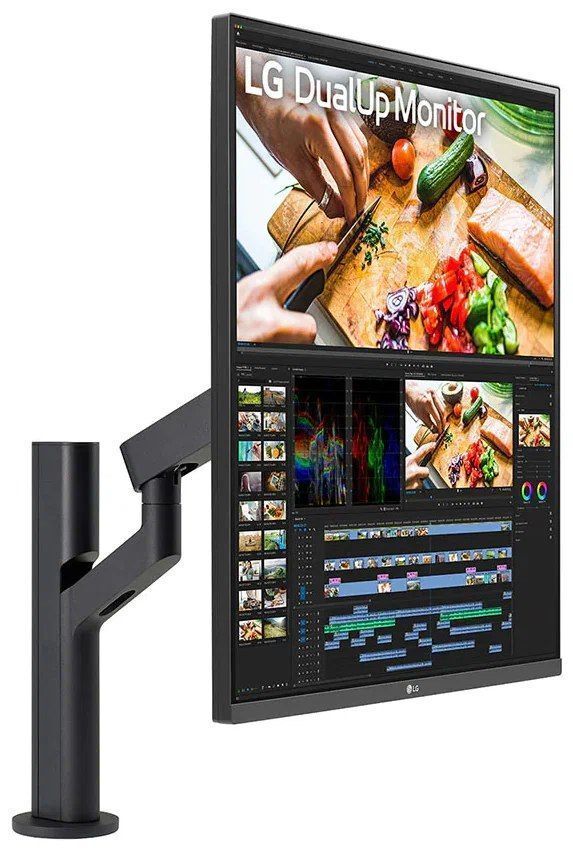 27.6" Монитор LG Dualup Ergo 28MQ780, 2560x2880, 60 Гц, IPS, черный