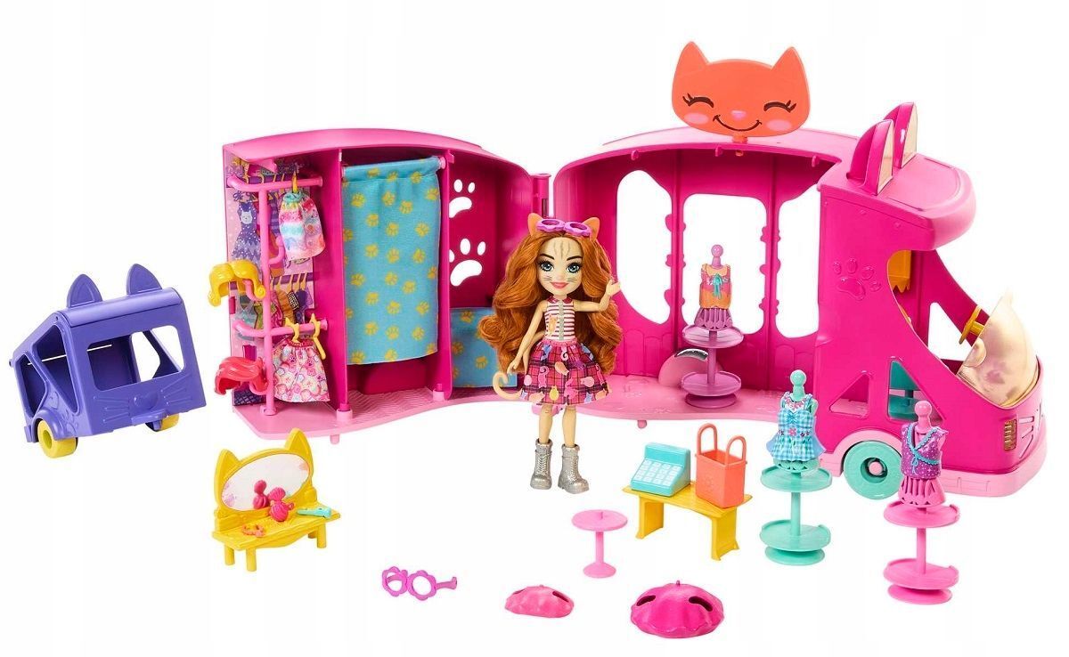 Игрушка Mattel Enchantimals Мобильная студия моды HPB34