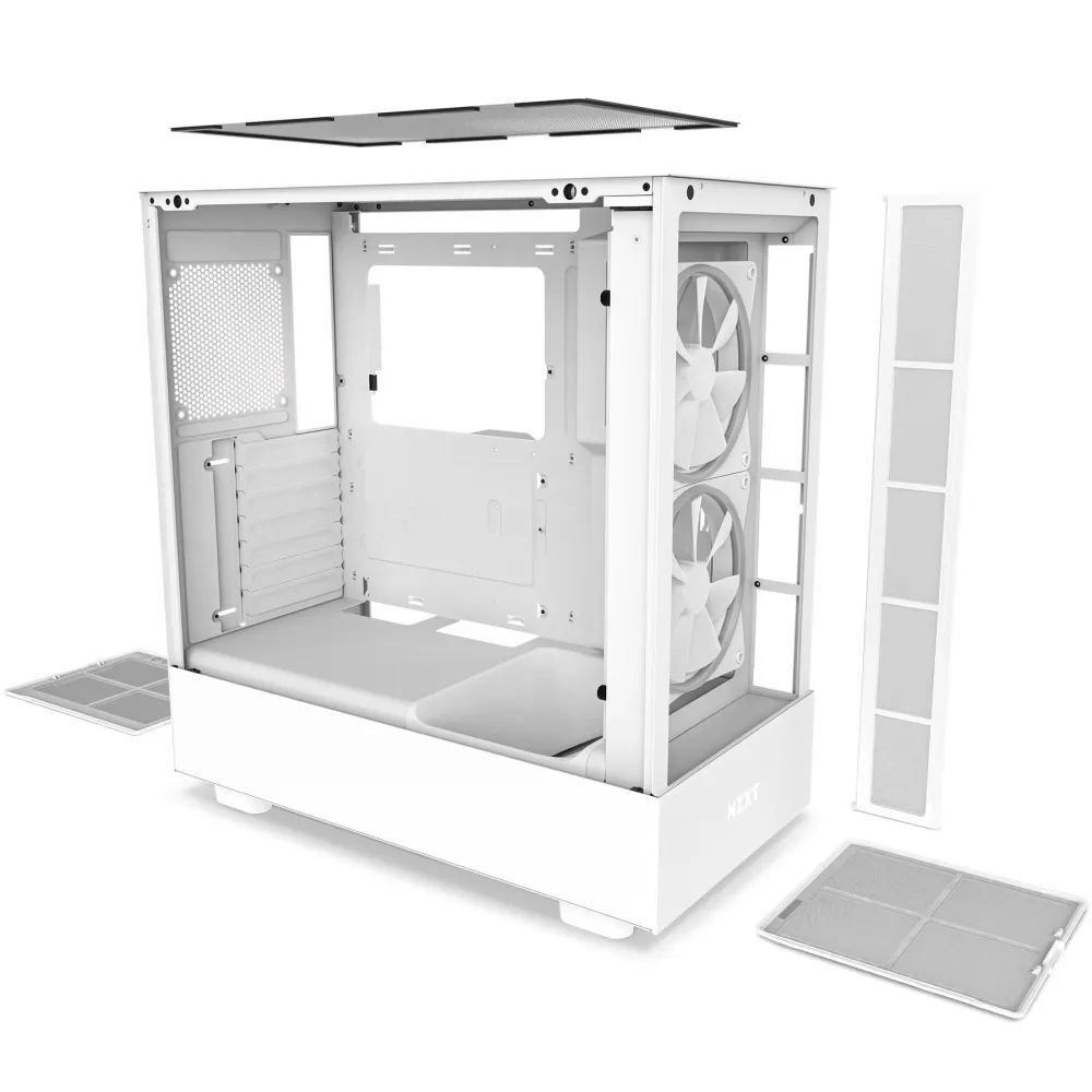 Компьютерный корпус NZXT H5 ELITE, Белый