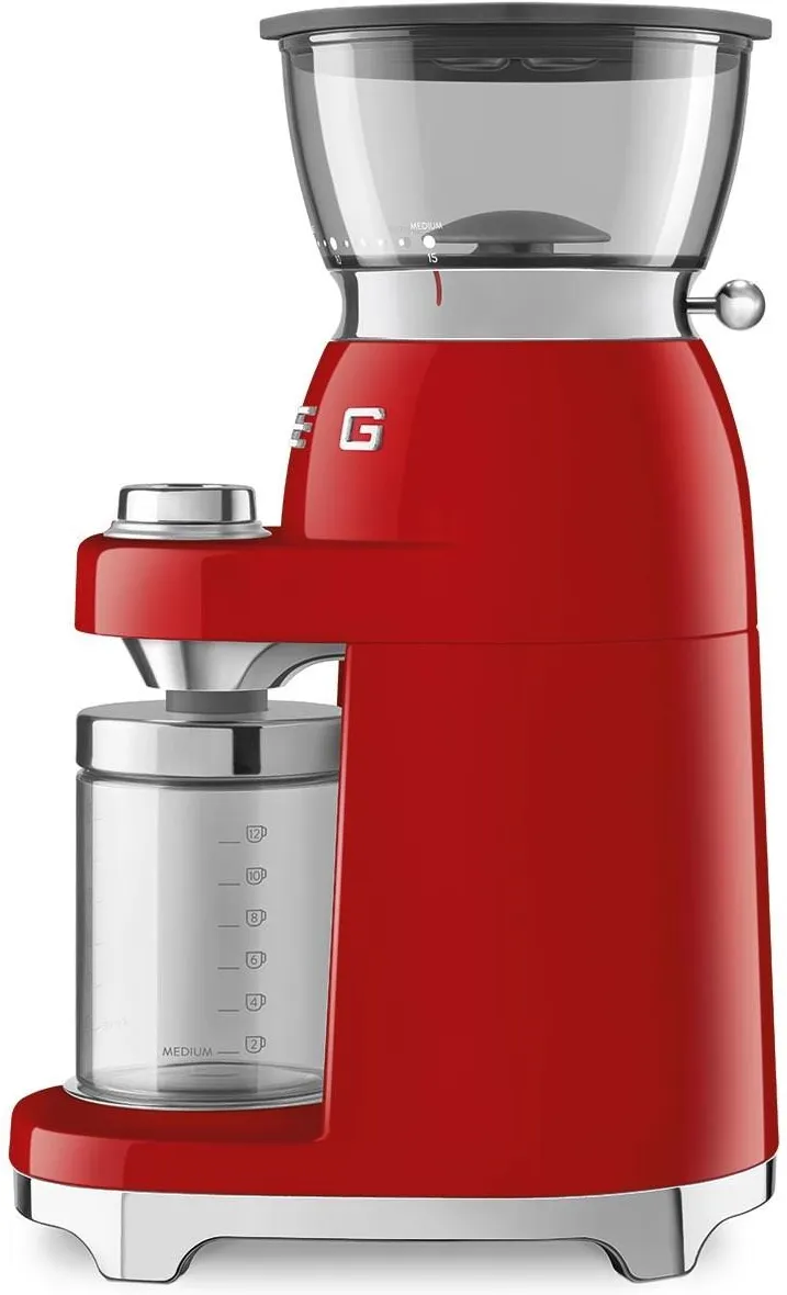 Кофемолка Smeg CGF03, красная