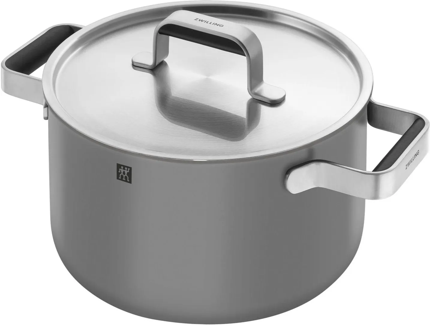 Набор кастрюль (3 предмета + 2 крышки) ZWILLING Pure Gray 1028809