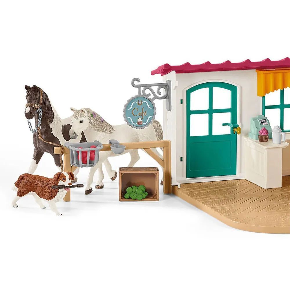Игровой набор Schleich Поездка в карете в кафе Райдер 72158