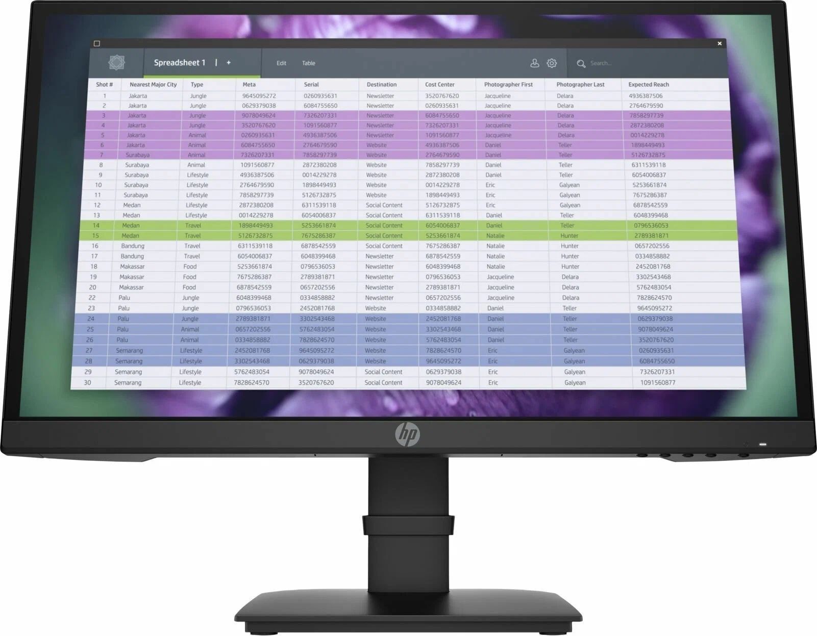 21.5" Монитор HP P22 G4 (1A7E4AA), 1920x1080, 60 Гц, IPS, черный