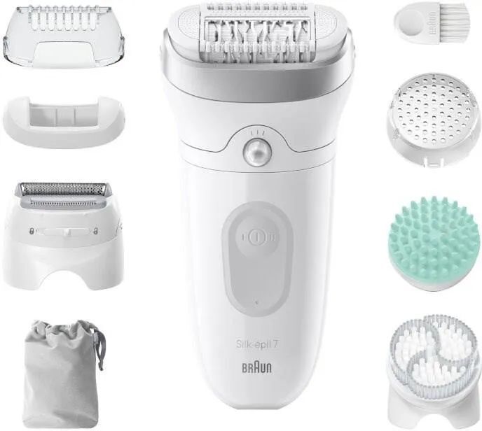 Депилятор Braun Silk-epil SE7-081 белый