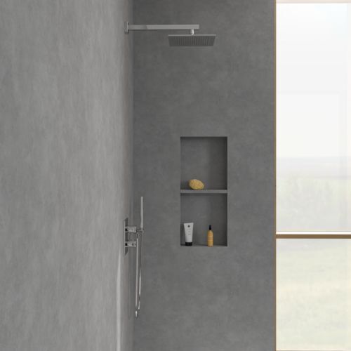Верхний душ Villeroy & Boch Universal Showers 25×25см квадратный хром TVC00000200061