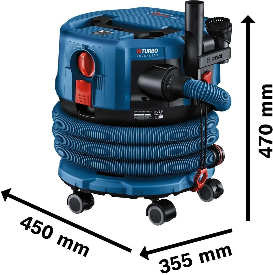 Аккумуляторный пылесос класса M Bosch GAS 18V-12 MC Professional 06019K2000