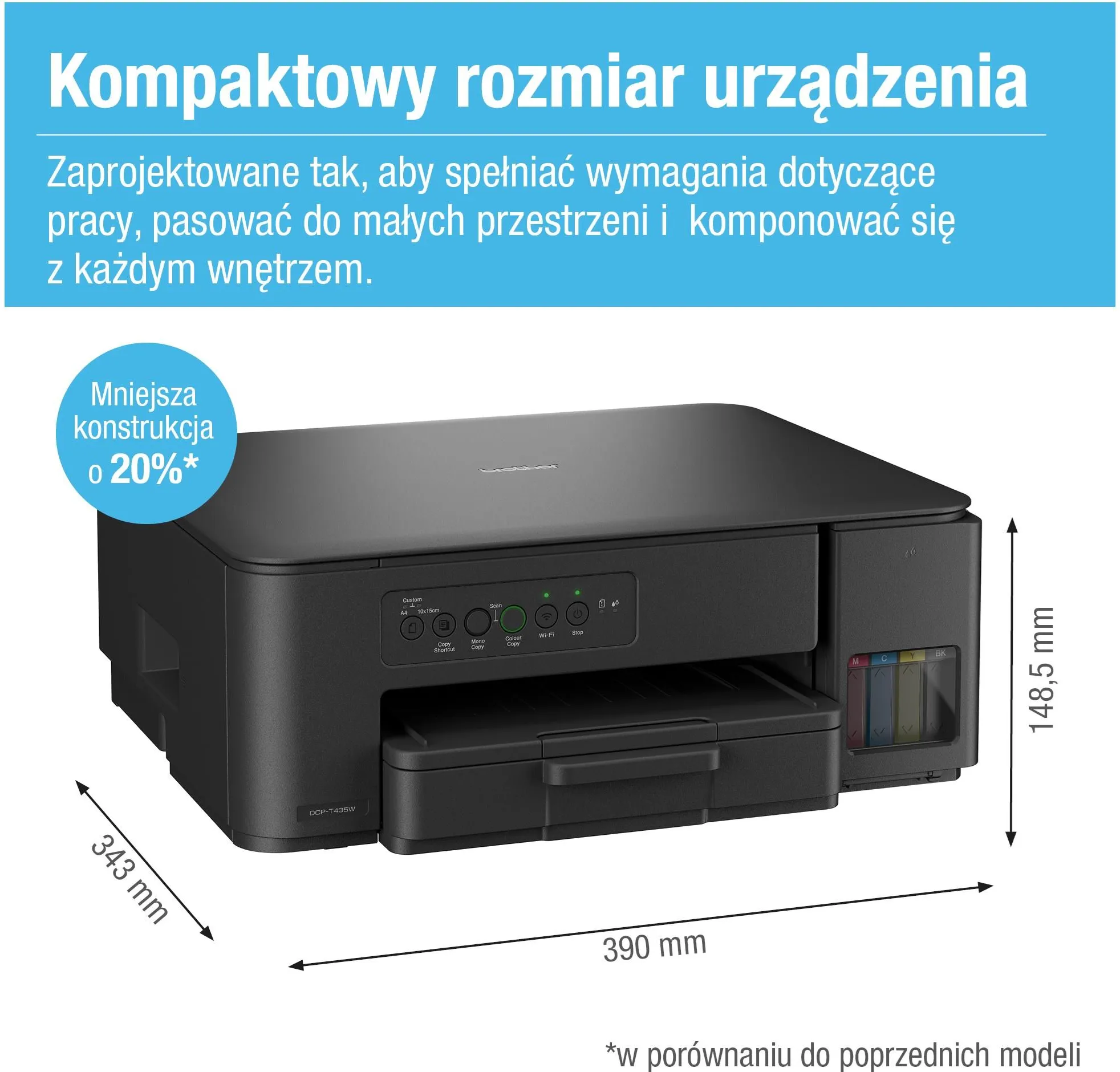 МФУ Brother InkBenefit DCP-T435W
