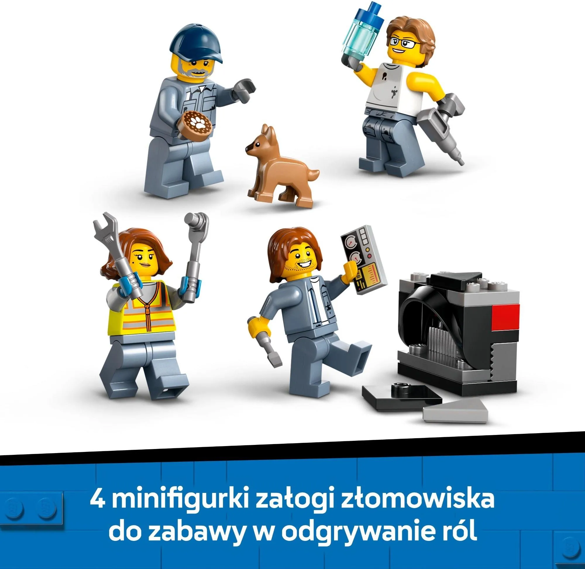 Конструктор LEGO City 60472 Свалка с автомобилями