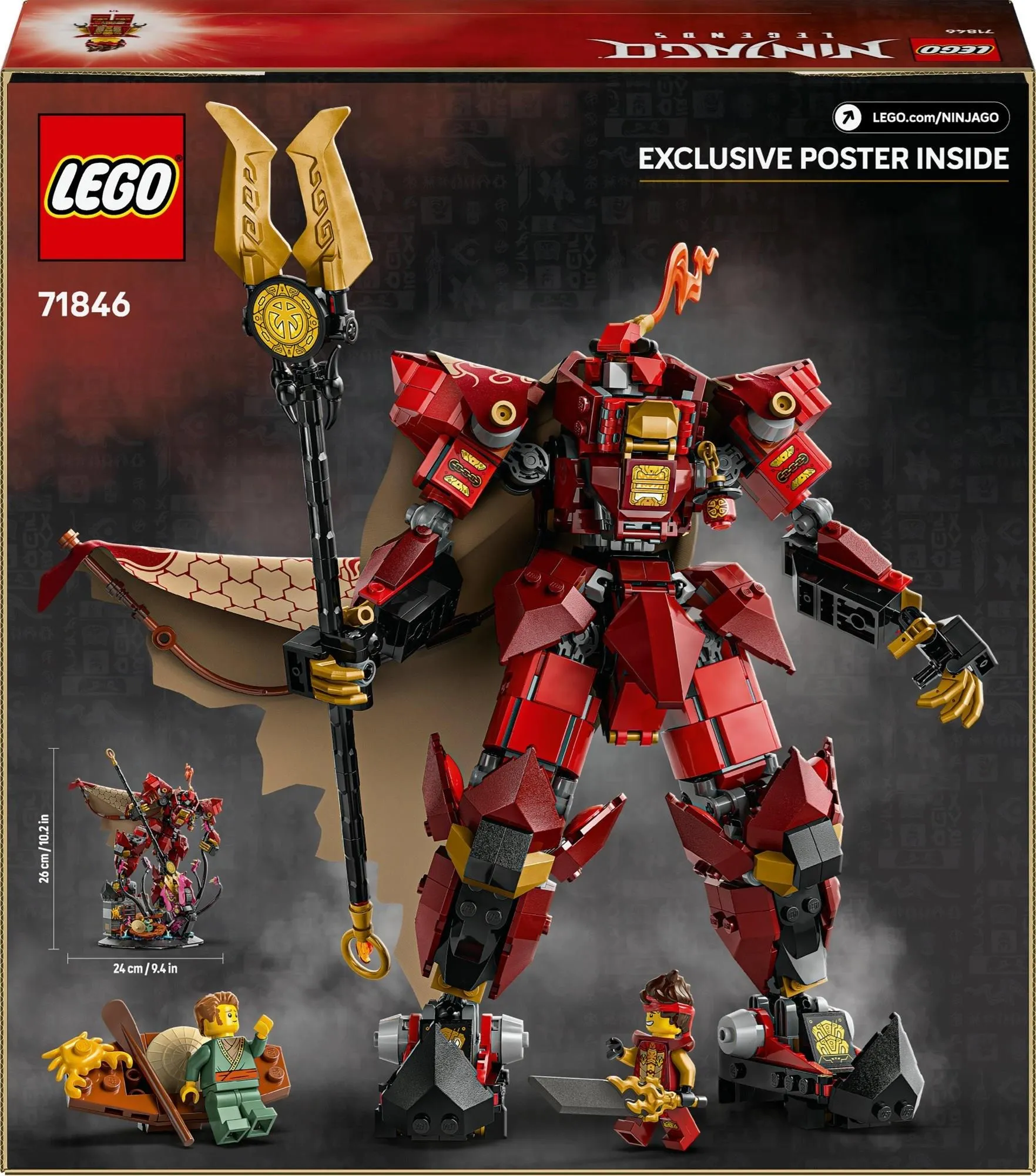 Конструктор LEGO NINJAGO 71846 Мех огненный рыцарь