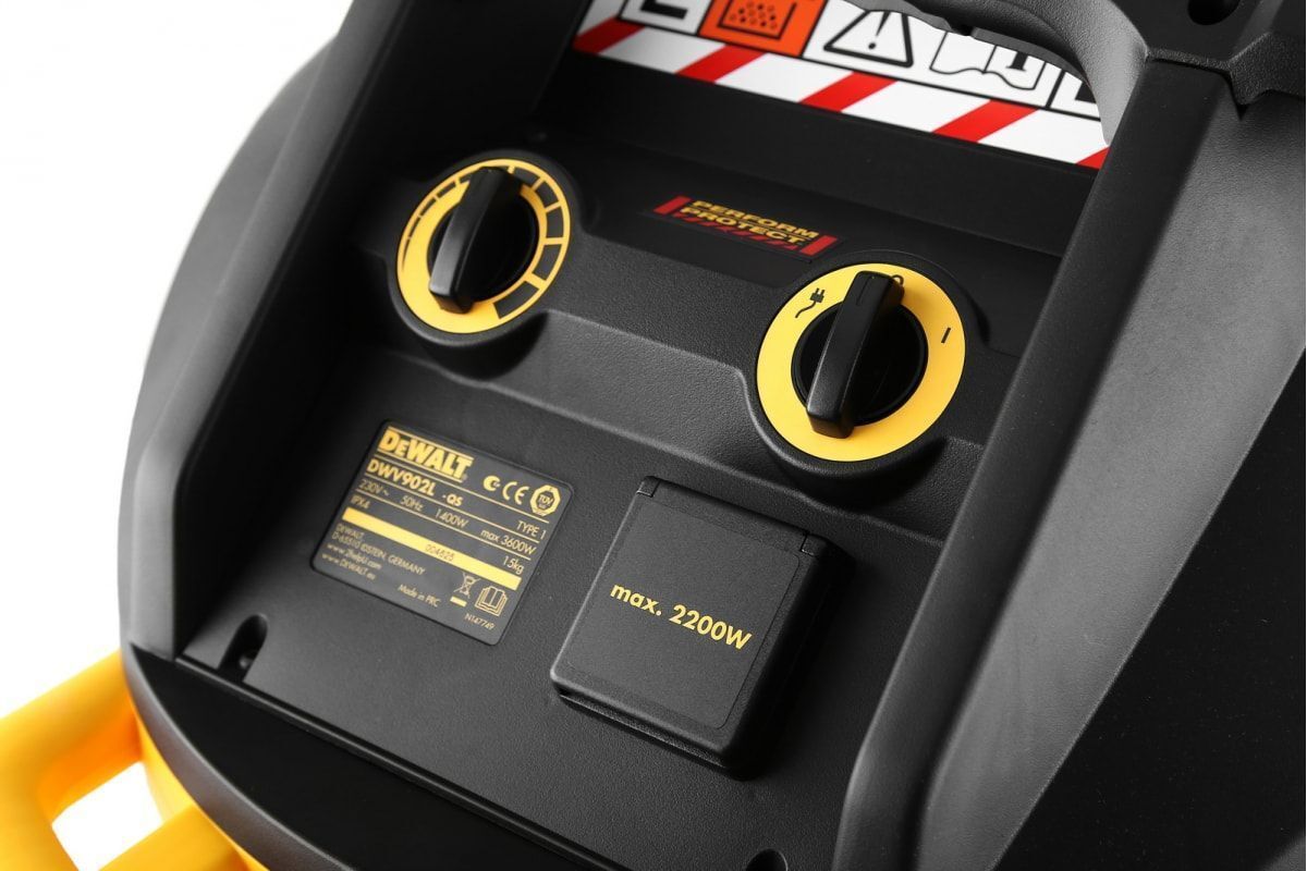 Профессиональный пылесос DeWALT DWV902L, 1400 Вт