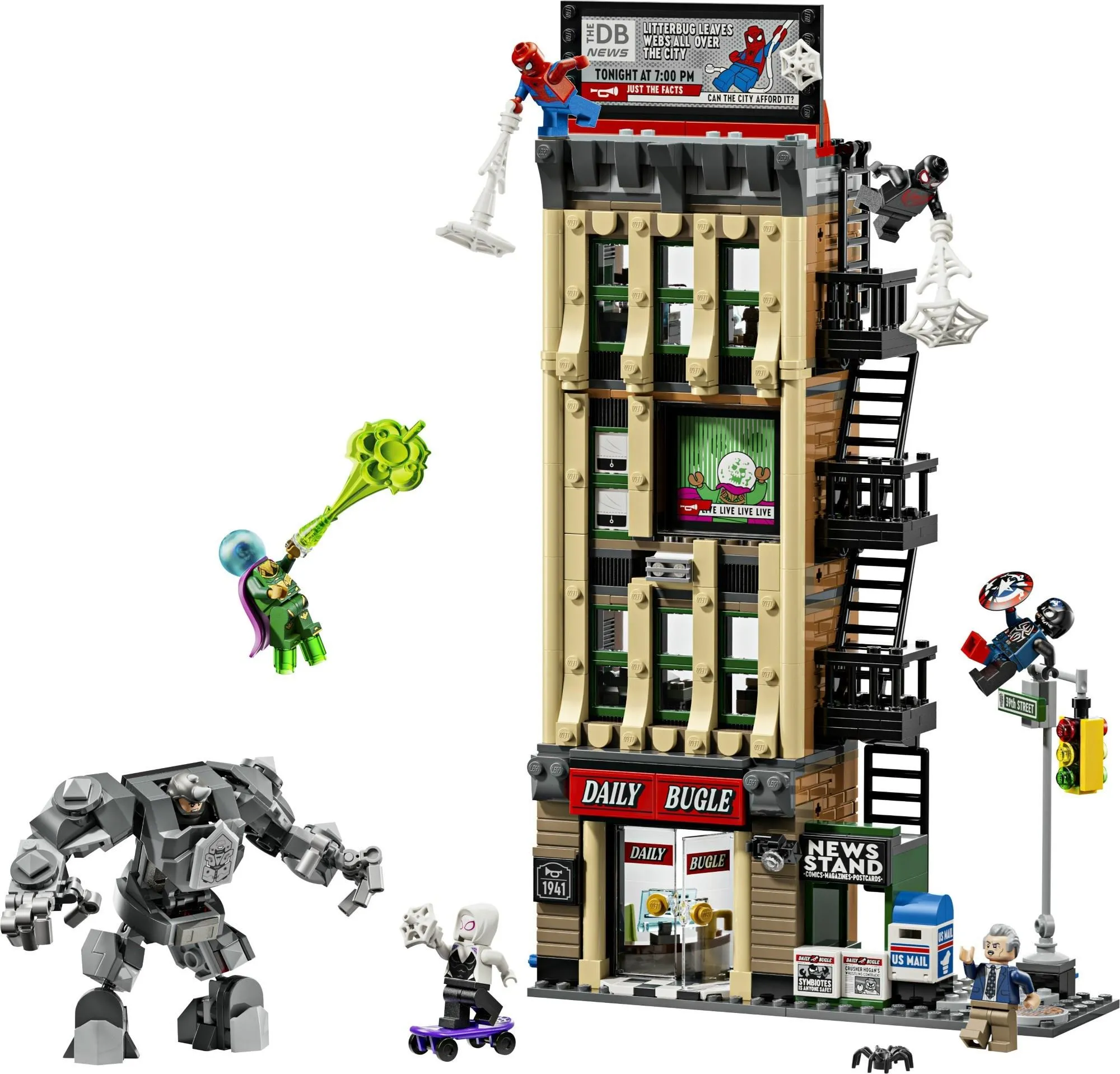 LEGO Marvel 76342 Человек-паук против Мистерио: Daily Bugle