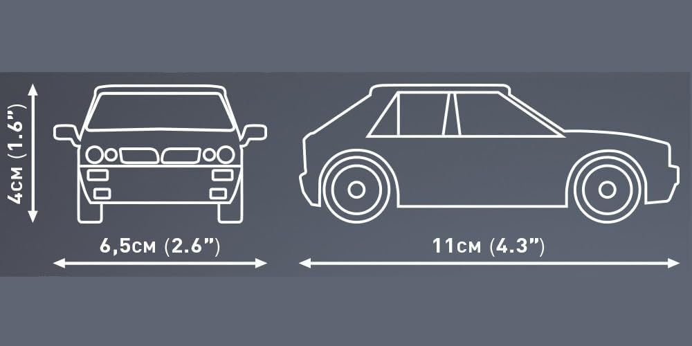 Конструктор пластиковый Cobi Lancia Delta HF - Лянча Дельта - 61эл. - Коби 24508