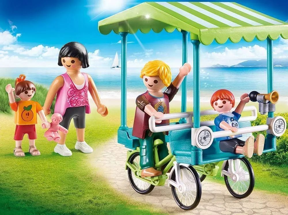 Конструктор Playmobil Family Fun - Семейный велосипед - Плеймобиль 70093