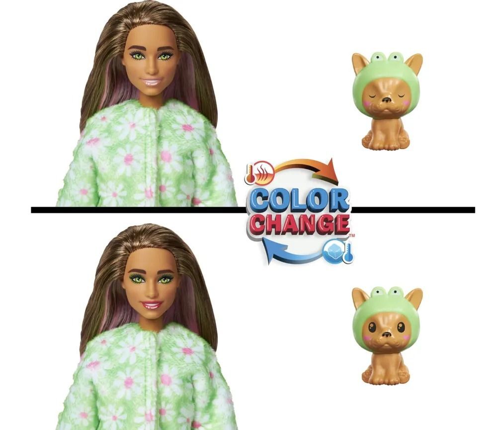 Кукла Barbie Cutie Reveal 2023 - собачка/лягушка, HRK24