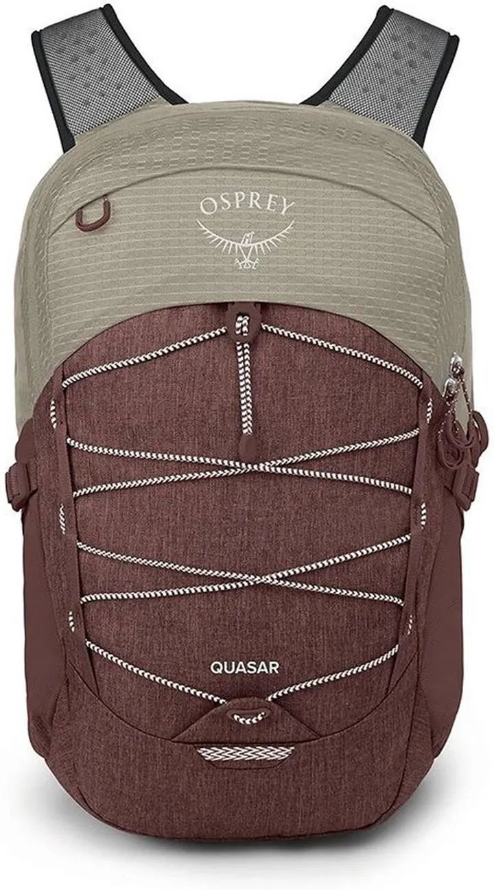Рюкзак Osprey Городской Quasar 26 Sawdust Tan Raisin Red