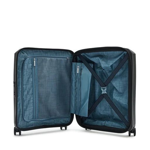Чемодан American Tourister, Aerostep, 36 л, размер S, черный