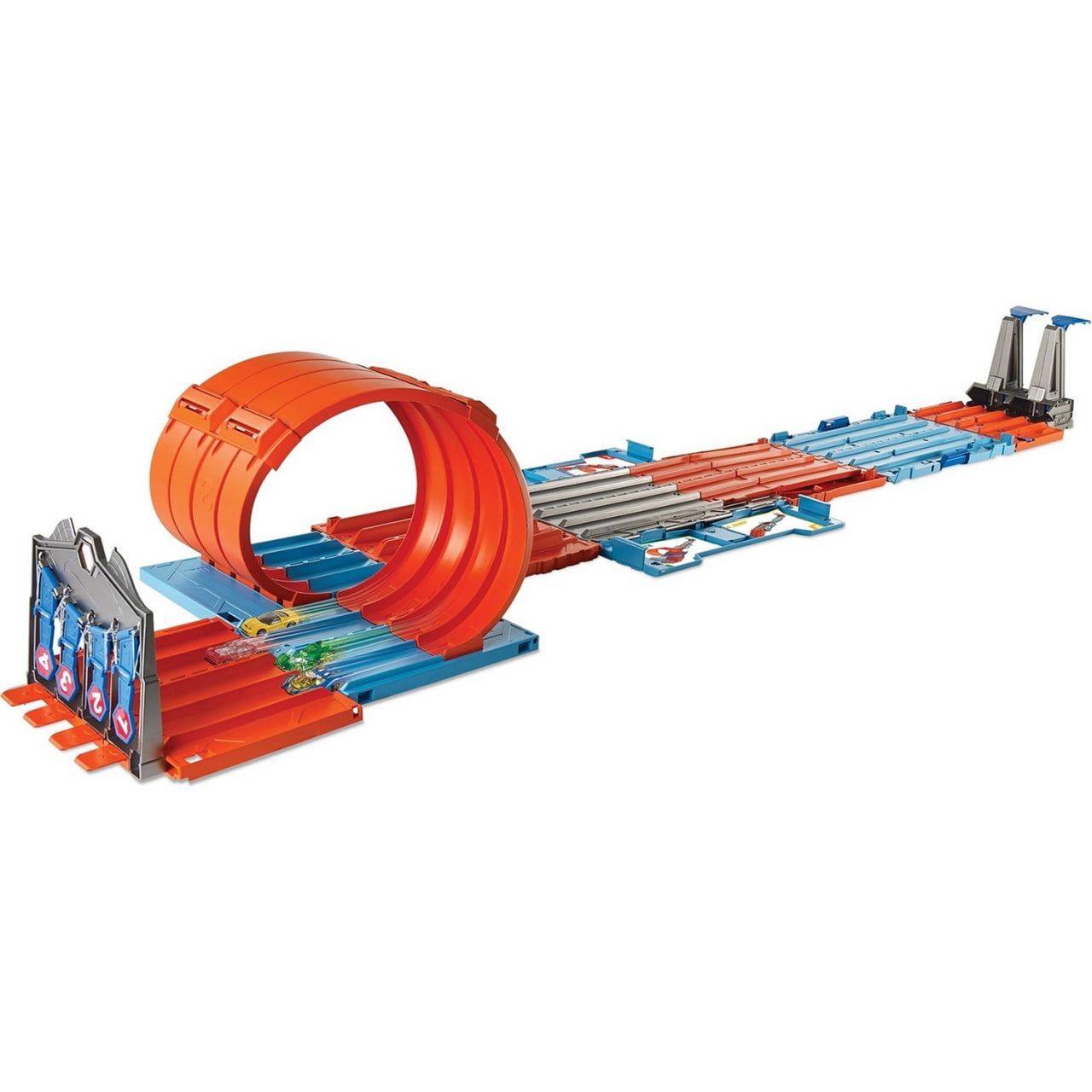 Набор игровой Hot Wheels Экшн Автотрек Эпичная гонка (для 2-х игроков) GKT87