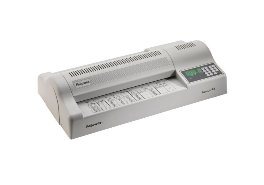 Ламинатор FELLOWES PROTEUS, формат А3, толщина пленки 1 сторона 75-250 мкм, скорость 95 см/мин, FS-57090