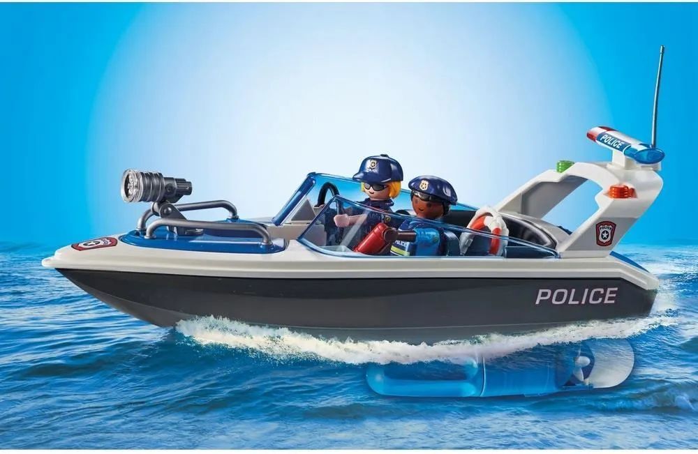 Игровой набор Playmobil 71570 Полицейская погоня на воде