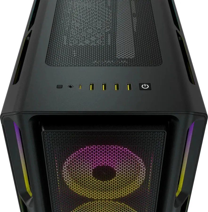 Корпус ATX Corsair iCUE 5000T RGB SMART, Midi-Tower, без БП, черный [cc-9011230-ww]