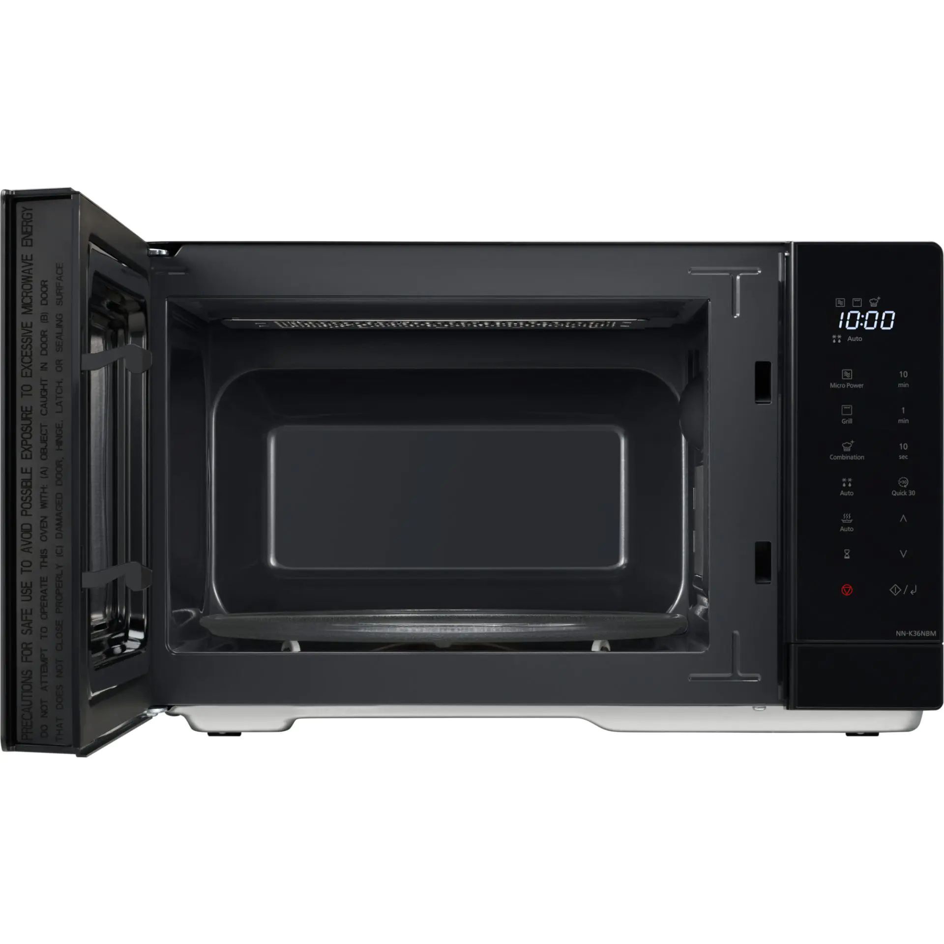 Микроволновая печь с грилем Panasonic NNK36NBMEPG, 800 Вт, черный