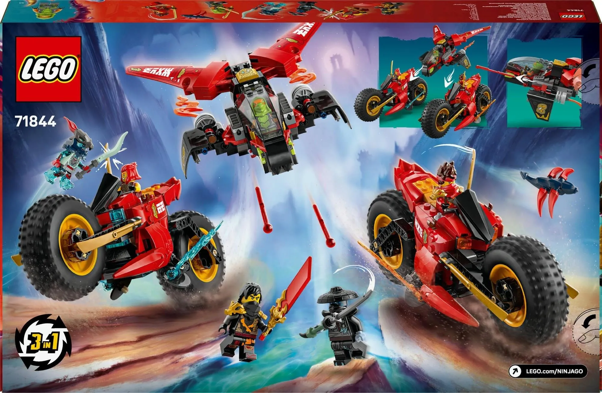 Конструктор LEGO NINJAGO 71844 Боевая машина ниндзя