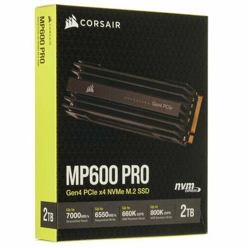 Накопитель SSD Corsair 2Tb Corsair Force MP600 PRO (CSSD-F2000GBMP600PRO)