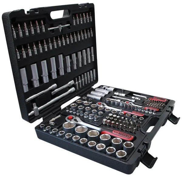 Набор инструментов KS Tools 917.0779, 179 предм., черный/красный