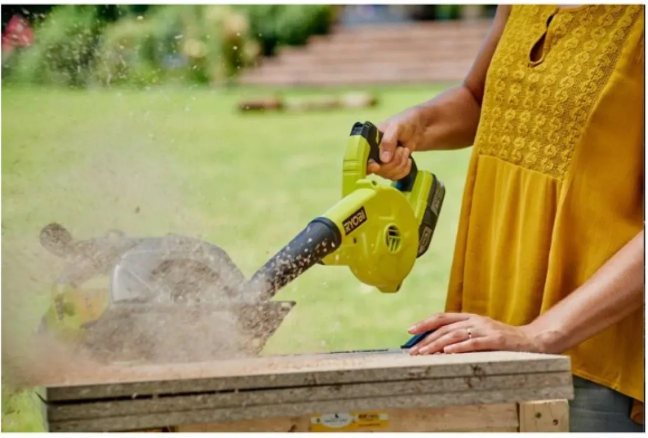 Аккумуляторная воздуходувка RYOBI R18TB-0 (18 В, ONLY TOOL)