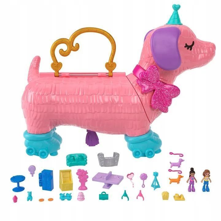 Игрушка Mattel Polly Pocket Вечеринка для собак HKV52 HKV54
