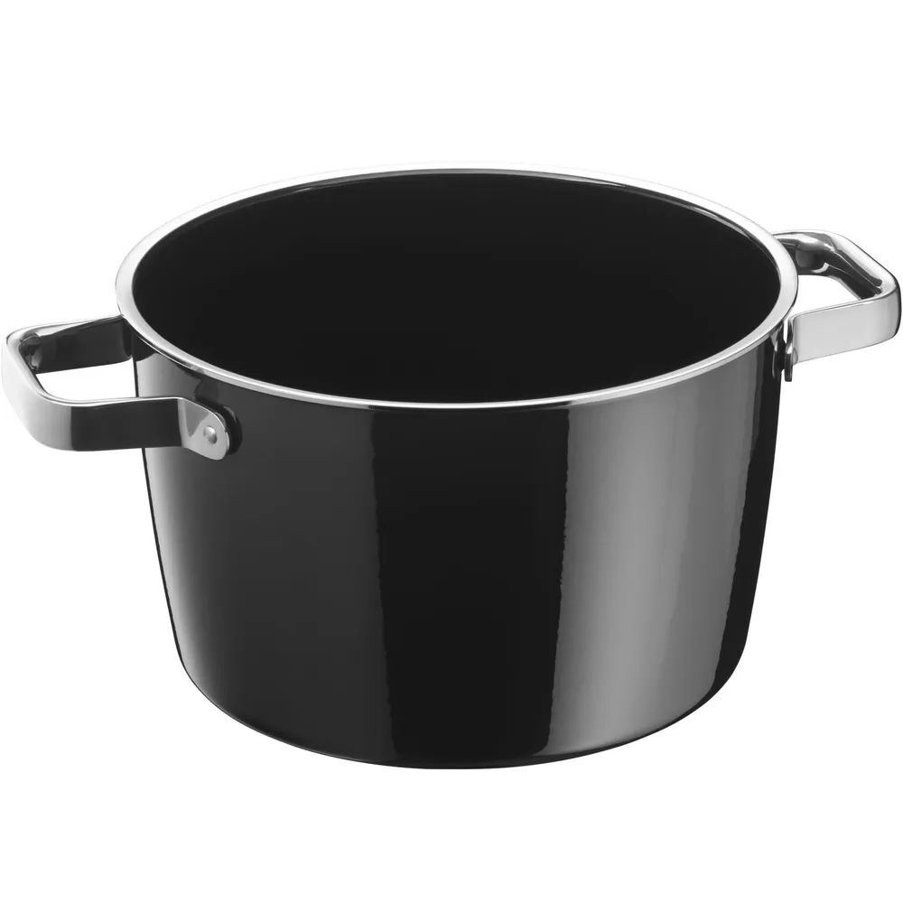 Кастрюля 22 см черная WMF Fusiontec Aromatic