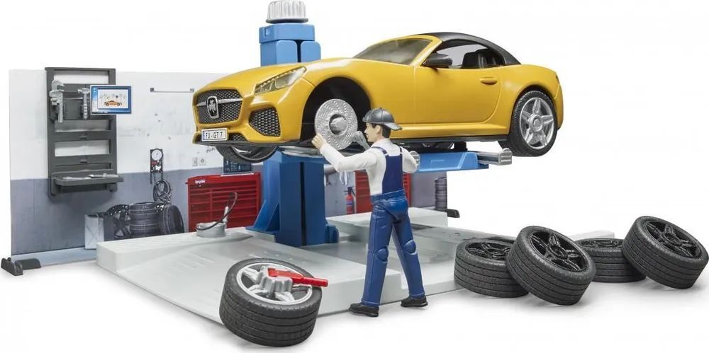 Автомастерская с механиком Bruder 62110