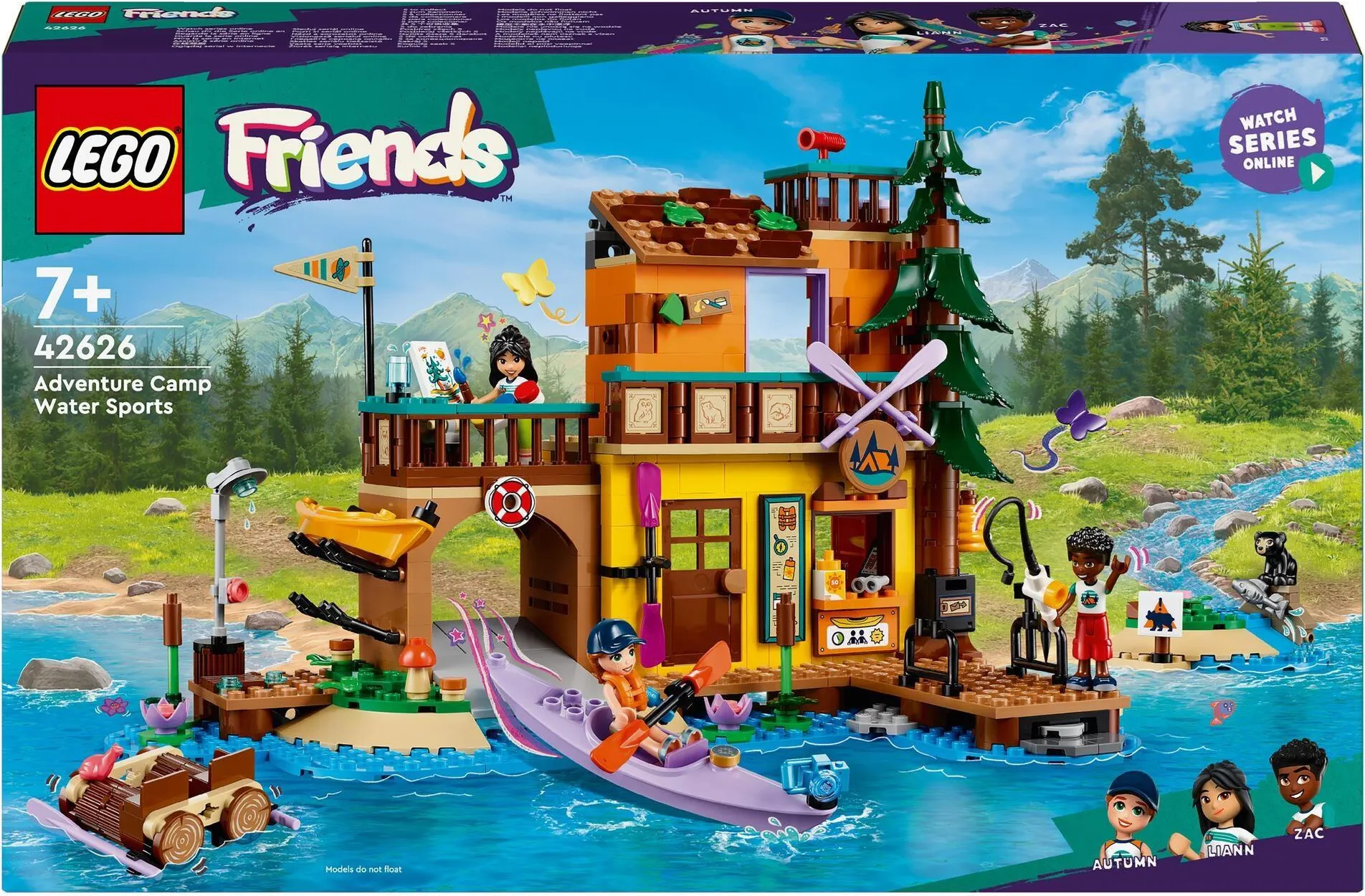 Конструктор LEGO Friends 42626 Водные виды спорта в кемпинге