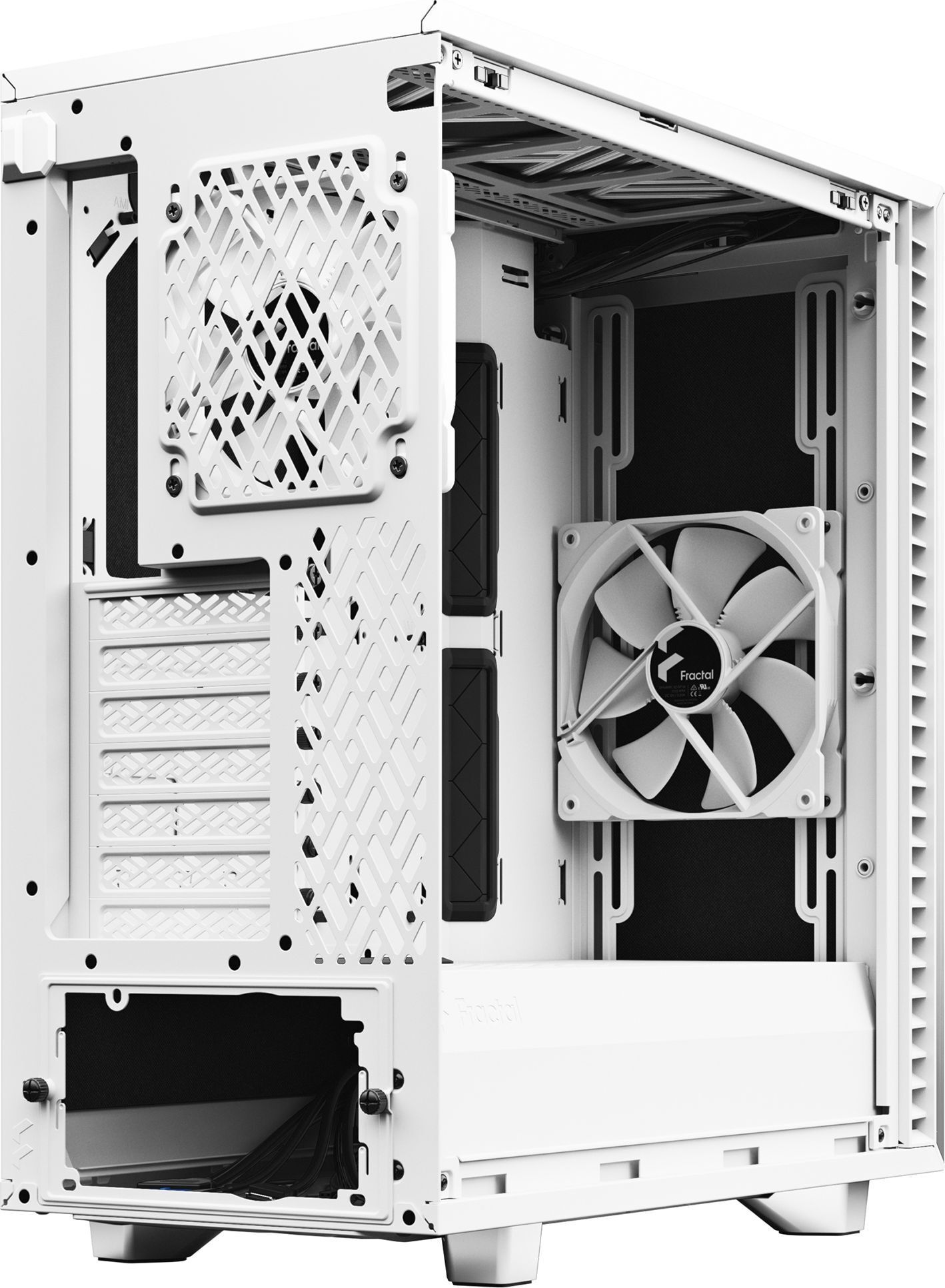 Компьютерный корпус Fractal Design Define 7 Compact TG Clear Tint White Case (FD-C-DEF7C-04), белый